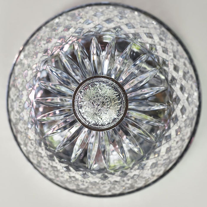 Crystorama 2 Light Polished Chrome Crystal Ceiling Mount - Ceiling Mount