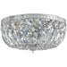 Crystorama 3 Light Clear Hand Cut Polished Chrome Ceiling Mount - Ceiling Mount