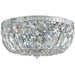 Crystorama 3 Light Polished Chrome Clear Spectra Ceiling Mount - Ceiling Mount