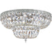 Crystorama 4 Light Clear Hand Cut Polished Chrome Ceiling Mount - Ceiling Mount