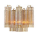 Crystorama Addis Aged Brass 2 Light Wall Sconce ADD-302-AG-AM - Wall Sconces