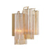 Crystorama Addis Aged Brass 2 Light Wall Sconce ADD-302-AG-AM - Wall Sconces