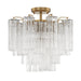 Crystorama Addis Aged Brass 4 Light Semi-Flushmount ADD-300-AG-CL_CEILING - Semi-Flushmounts