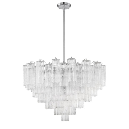 Crystorama Addis Polished Chrome 16 Light Chandelier ADD-316-CH-CL - Chandeliers