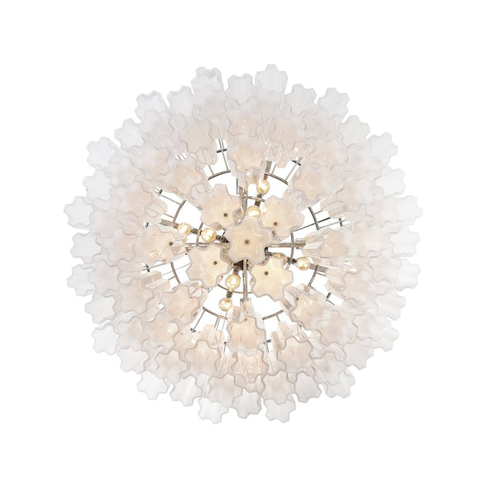 Crystorama Addis Polished Chrome 16 Light Chandelier ADD-316-CH-WH - Chandeliers