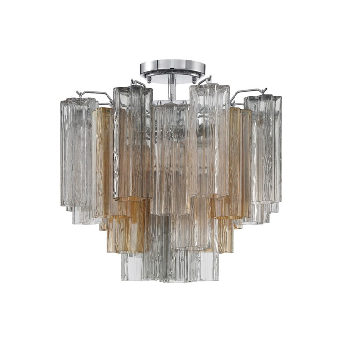 Crystorama Addis Polished Chrome 4 Light Chandelier ADD-300-CH-AU - Chandeliers
