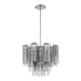 Crystorama Addis Polished Chrome 4 Light Chandelier ADD-300-CH-SM - Chandeliers