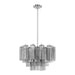 Crystorama Addis Polished Chrome 9 Light Chandelier ADD-308-CH-SM - Chandeliers