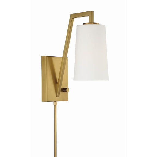 Crystorama Avon Aged Brass 1 Light Wall Sconce AVO-B4201-AG - Wall Sconces