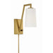 Crystorama Avon Aged Brass 1 Light Wall Sconce AVO-B4201-AG - Wall Sconces