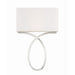 Crystorama Brinkley Polished Nickel 2 Light Wall Sconce BRK-A3702-PN - Wall Sconces