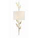 Crystorama Broche Antique Gold 2 Light Wall Sconce 501-GA - Wall Sconces