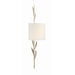 Crystorama Broche Antique Gold 2 Light Wall Sconce 501-GA - Wall Sconces