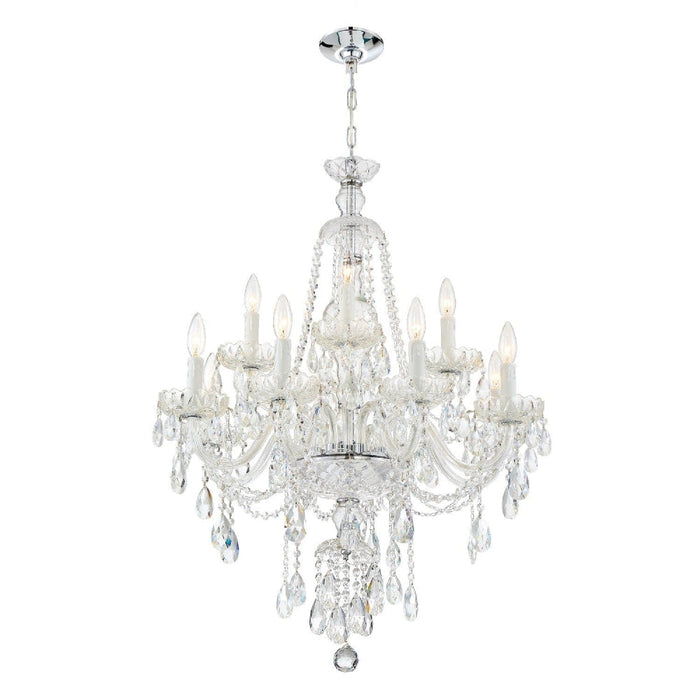 Crystorama Candace Polished Chrome 12 Light Chandelier CAN-A1312-CH-CL-MWP - Chandeliers