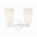 Crystorama Colton Polished Chrome 2 Light Wall Sconce COL-102-CH - Wall Sconces