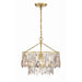 Crystorama Elsa Antique Gold 1 Light Pendant ELS-7100-GA - Pendants