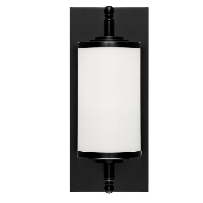 Crystorama Foster Matte Black 1 Light Bathroom Vanity FOS-A8050-MK - Bath Vanitys