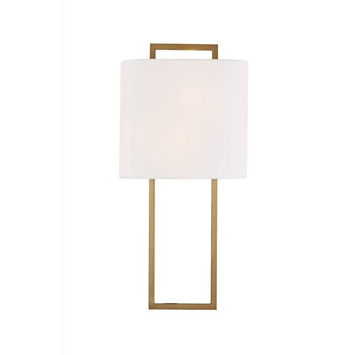Crystorama Fremont Vibrant Gold 2 Light Wall Sconce FRE-422-VG - Wall Sconces
