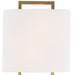 Crystorama Fremont Vibrant Gold 2 Light Wall Sconce FRE-422-VG - Wall Sconces