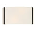 Crystorama Fulton Black 2 Light Wall Sconce FUL-902-BK - Wall Sconces