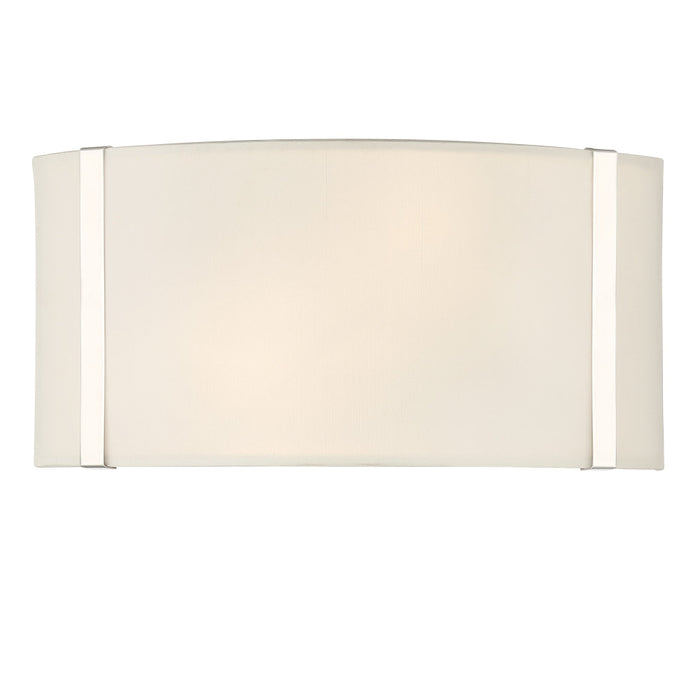 Crystorama Fulton Polished Nickel 2 Light Wall Sconce FUL-902-PN - Wall Sconces