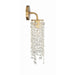 Crystorama Gabrielle Antique Gold 1 Light Wall Sconce GAB-B7311-GA - Wall Sconces