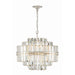 Crystorama Hayes Polished Nickel 12 Light Chandelier HAY-1405-PN - Chandeliers