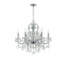 Crystorama Imperial Polished Chrome 6 Light Chandelier 3226-CH-CL-I - Chandeliers