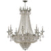Crystorama Majestic Historic Brass 20 Light Chandelier 1488-HB-CL-SAQ - Chandeliers
