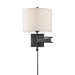 Crystorama Marshall Matte Black 1 Light Swing-Arm Wall Lamp MAR-A8031-MK - Swing-Arm Wall Lamps