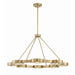 Crystorama Orson Modern Gold 8 Light Pendant ORS-738-MG - Pendants