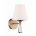 Crystorama Ramsey Vibrant Gold 1 Light Wall Sconce RAM-A3401-VG - Wall Sconces
