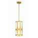 Crystorama Royston Antique Gold 1 Light Pendant ROY-801-GA - Pendants