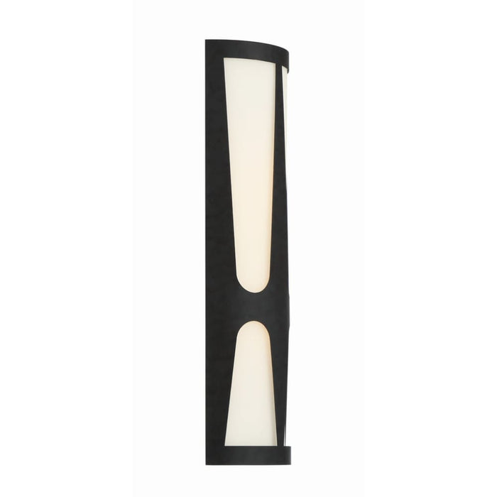 Crystorama Royston Black 2 Light Wall Sconce ROY-802-BK - Wall Sconces