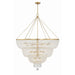 Crystorama Rylee Antique Gold 24 Light Chandelier 618-GA - Chandeliers