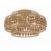 Crystorama Silas Burnished Silver 3 Light Semi-Flushmount SIL-B6003-BS_CEILING - Semi-Flushmounts