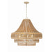 Crystorama Silas Burnished Silver 8 Light Chandelier SIL-B6008-BS - Chandeliers