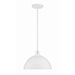 Crystorama Soto White 1 Light Pendant SOT-18013-WH - Pendants