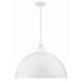 Crystorama Soto White 3 Light Pendant SOT-18017-WH - Pendants