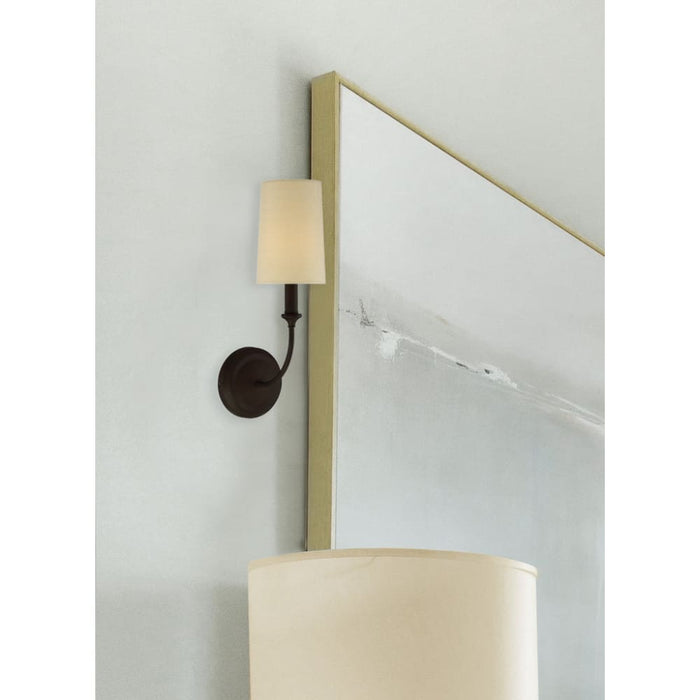 Crystorama Sylvan Black Forged 1 Light Wall Sconce 2241-BF - Wall Sconces