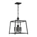Crystorama Sylvan Black Forged 4 Light Chandelier 2245-BF_NOSHADE - Chandeliers