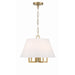 Crystorama Westwood Vibrant Gold 5 Light Mini-Chandelier 2255-VG - Mini-Chandeliers