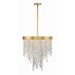Crystorama Winfield Antique Gold 5 Light Chandelier WIN-215-GA-CL-MWP - Chandeliers