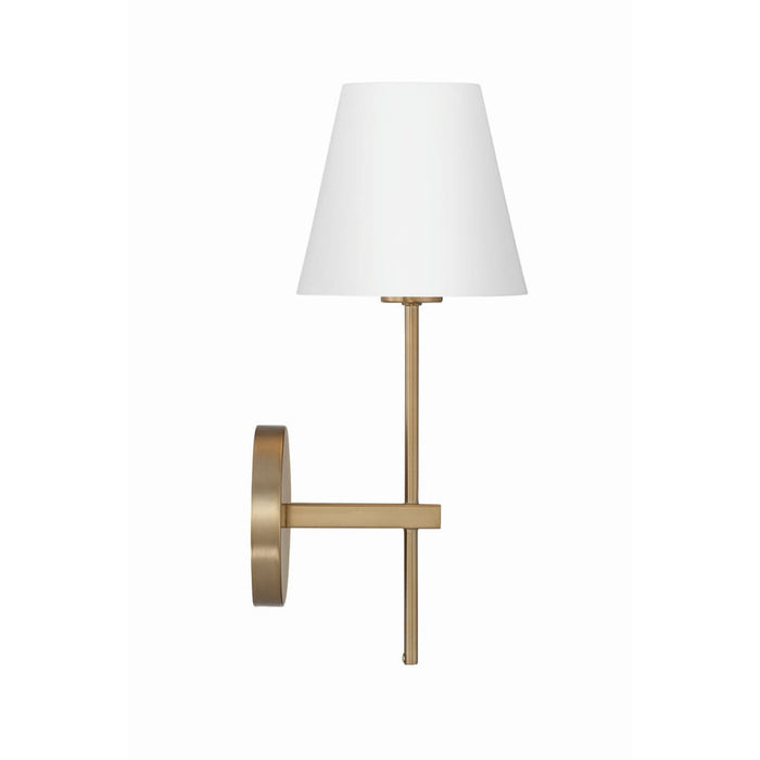 Crystorama Xavier Vibrant Gold 1 Light Wall Sconce XAV-B8321-VG - Wall Sconces
