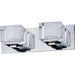 Cubic Polished Chrome Bath Vanity - Bath Vanity