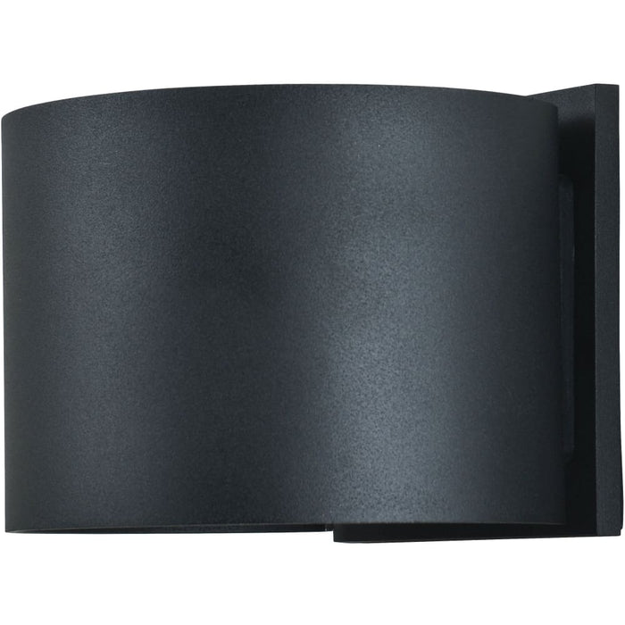 Curve Black LED Outdoor Wall Sconce - Outdoor Wall Sconce