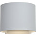 Curve White LED Outdoor Wall Sconce - Outdoor Wall Sconce