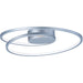 Cycle Matte Silver LED Flush Mount - Flushmounts