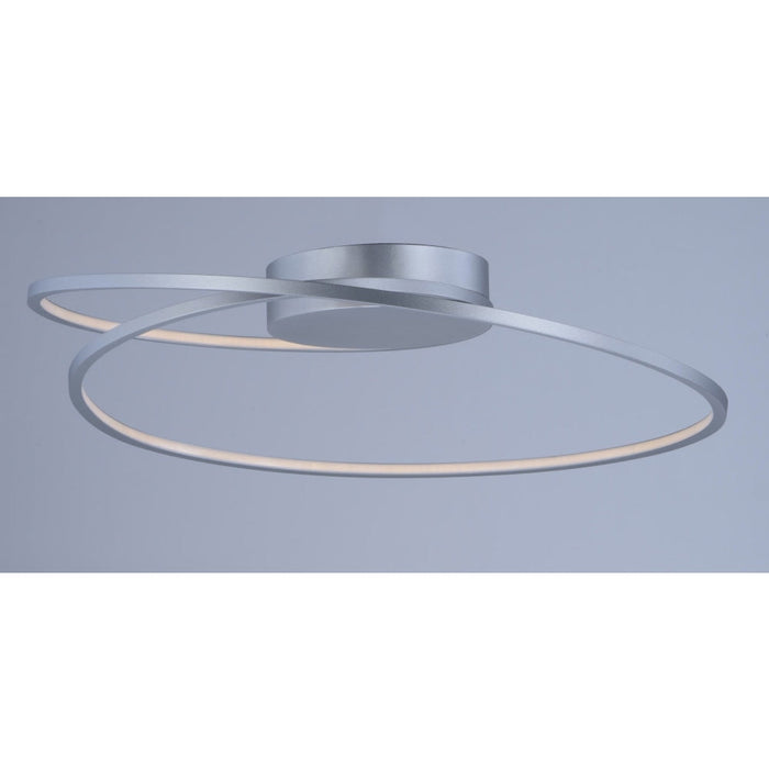 Cycle Matte Silver LED Flush Mount - Flushmounts