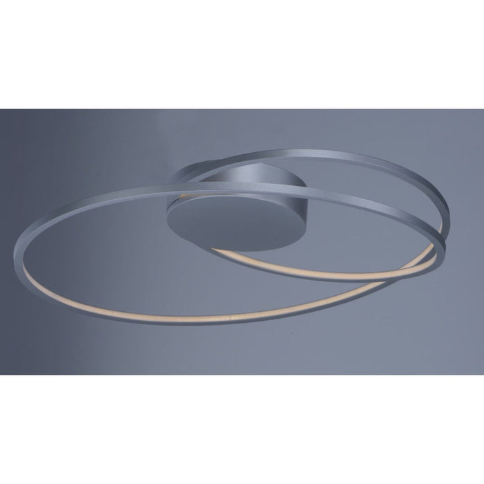 Cycle Matte Silver LED Flush Mount - Flushmounts